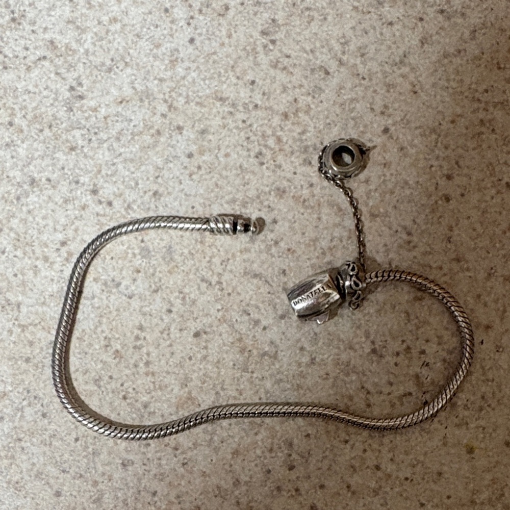 Donatella Sterling Silver Starter Chain Bracelet